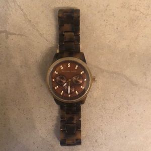 MK tortoise/gold watch